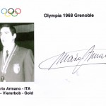 Mario Armano Campione Olimpico bob a 4, Grenoble 1968 
