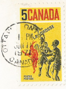Francobollo emesso dal Canada nel 1968